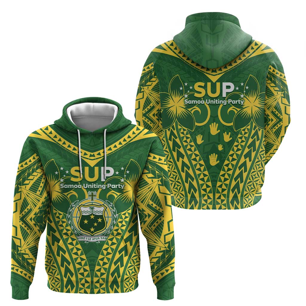 Samoa SUP Hoodie Samoan Coat Of Arms - Polynesian Pride