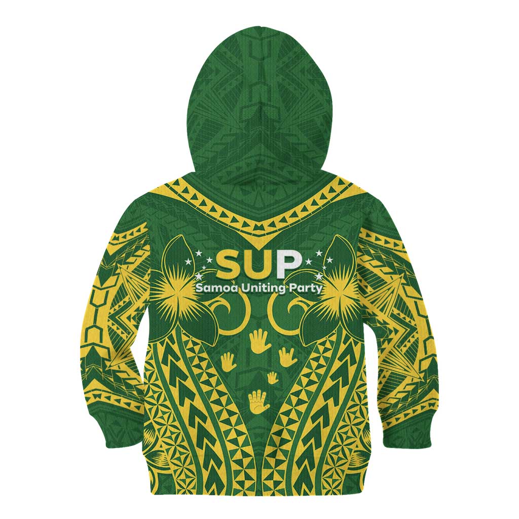 Samoa SUP Kid Hoodie Samoan Coat Of Arms - Polynesian Pride