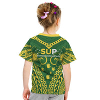 Samoa SUP Kid T Shirt Samoan Coat Of Arms - Polynesian Pride