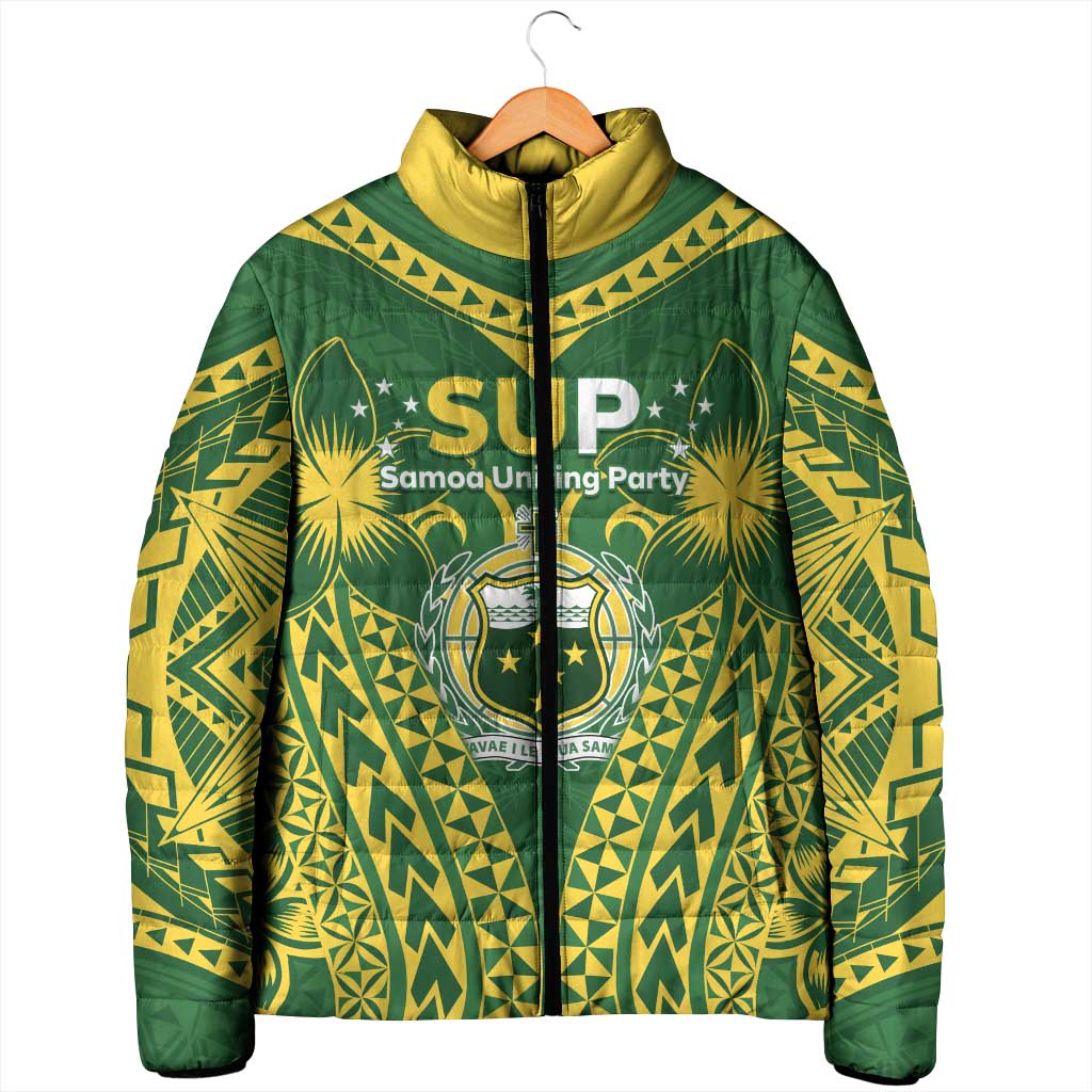 Samoa SUP Padded Jacket Samoan Coat Of Arms LT05 - Polynesian Pride