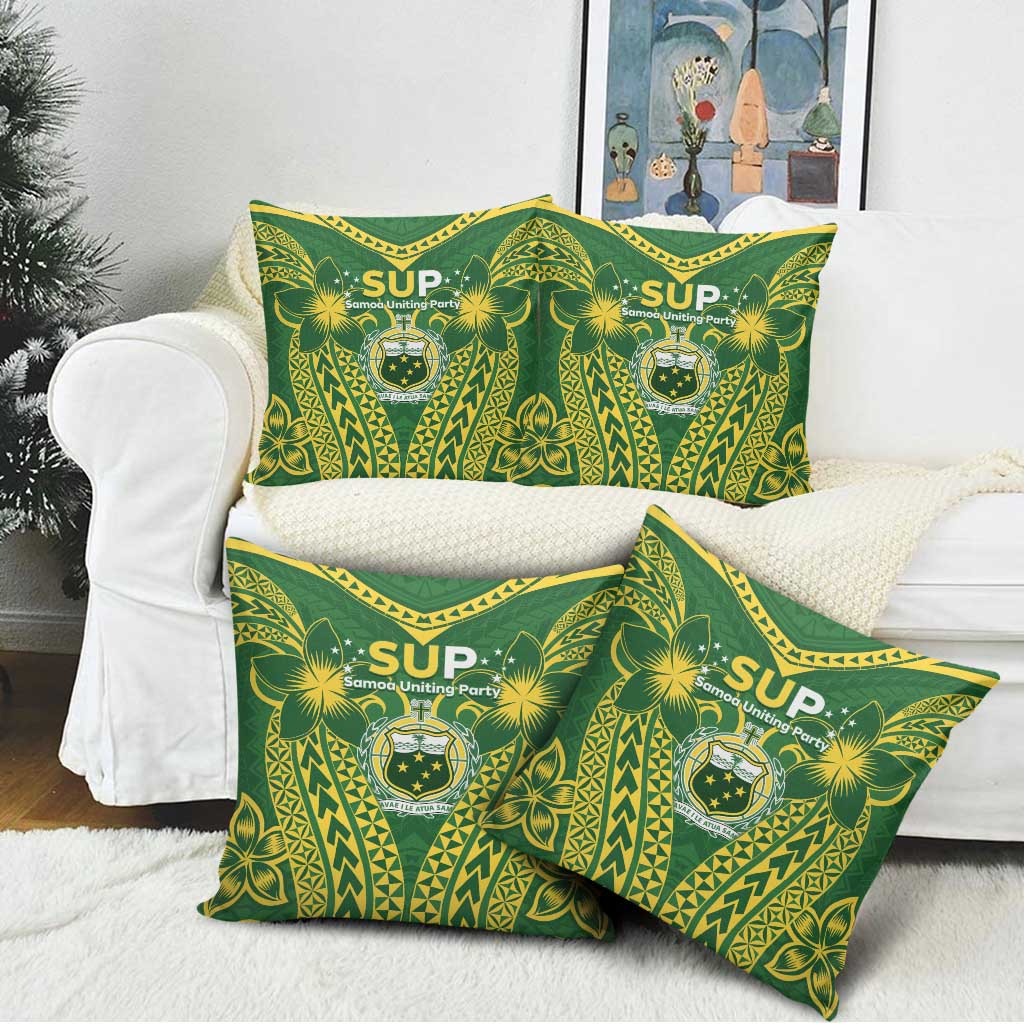 Samoa SUP Pillow Cover Samoan Coat Of Arms - Polynesian Pride