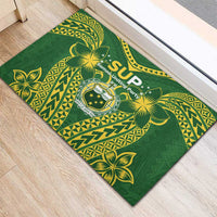 Samoa SUP Rubber Doormat Samoan Coat Of Arms LT05 - Polynesian Pride