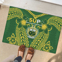 Samoa SUP Rubber Doormat Samoan Coat Of Arms LT05 - Polynesian Pride