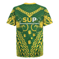 Samoa SUP Rugby Jersey Samoan Coat Of Arms LT05 - Polynesian Pride