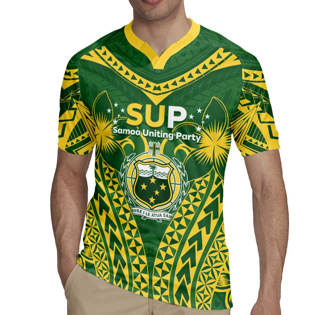 Samoa SUP Rugby Jersey Samoan Coat Of Arms LT05 - Polynesian Pride