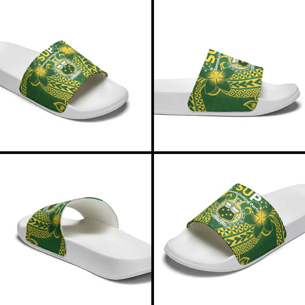 Samoa SUP Slide Sandals Samoan Coat Of Arms - Polynesian Pride