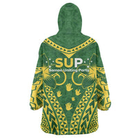 Samoa SUP Wearable Blanket Hoodie Samoan Coat Of Arms LT05 - Polynesian Pride