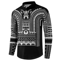 Philippines Igorot Tribal Art Tattoo Black Button Sweatshirt - Polynesian Pride