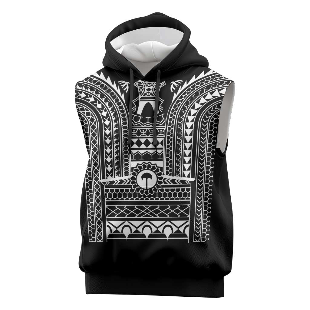 Philippines Igorot Tribal Art Tattoo Black Sleeveless Hoodie - Polynesian Pride