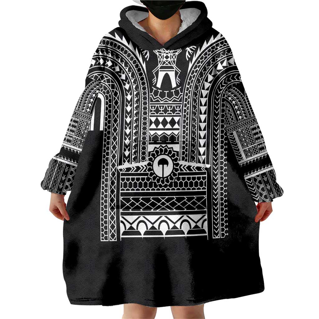 Philippines Igorot Tribal Art Tattoo Black Wearable Blanket Hoodie - Polynesian Pride