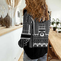 Philippines Igorot Tribal Art Tattoo Black Women Casual Shirt - Polynesian Pride