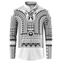 Philippines Igorot Tribal Art Tattoo White Button Sweatshirt - Polynesian Pride