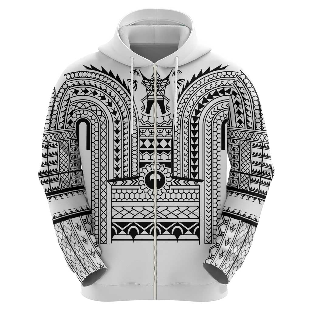Philippines Igorot Tribal Art Tattoo White Hoodie - Polynesian Pride