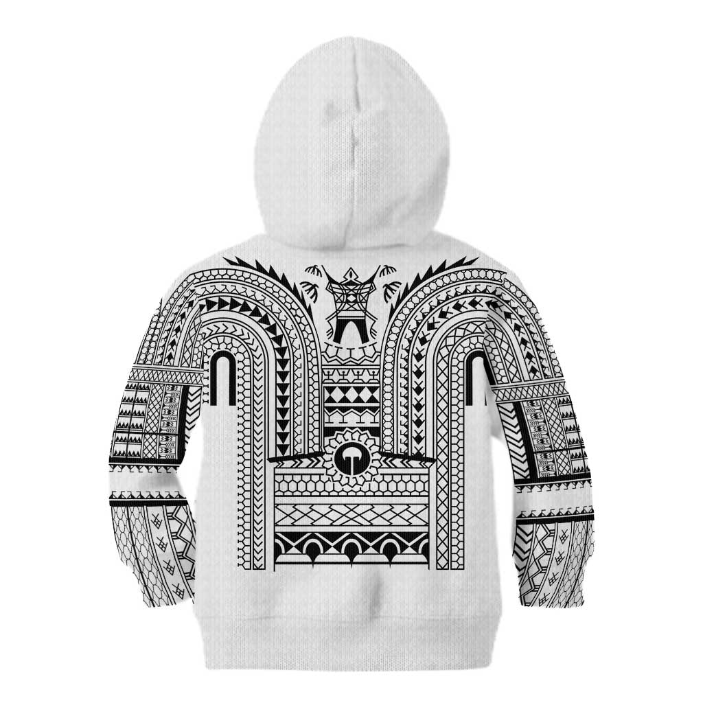 Philippines Igorot Tribal Art Tattoo White Kid Hoodie - Polynesian Pride