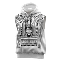 Philippines Igorot Tribal Art Tattoo White Sleeveless Hoodie - Polynesian Pride