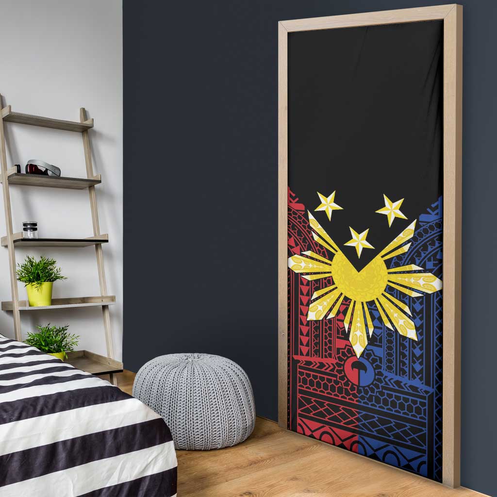 Philippines Sun Star Door Cover Igorot Tribal Inspiration - Polynesian Pride