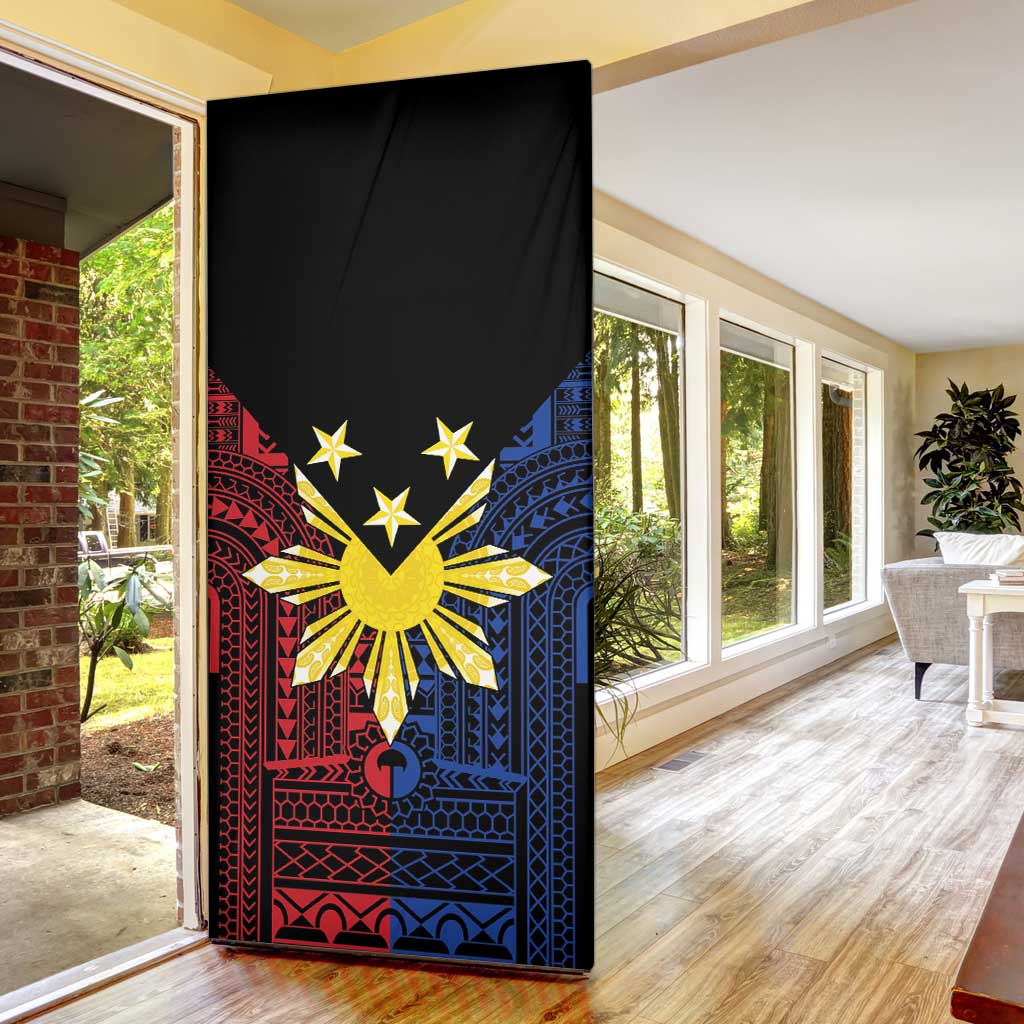Philippines Sun Star Door Cover Igorot Tribal Inspiration - Polynesian Pride