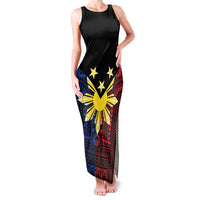 Philippines Sun Star Family Matching Tank Maxi Dress and Hawaiian Shirt Igorot Tribal Inspiration - Polynesian Pride