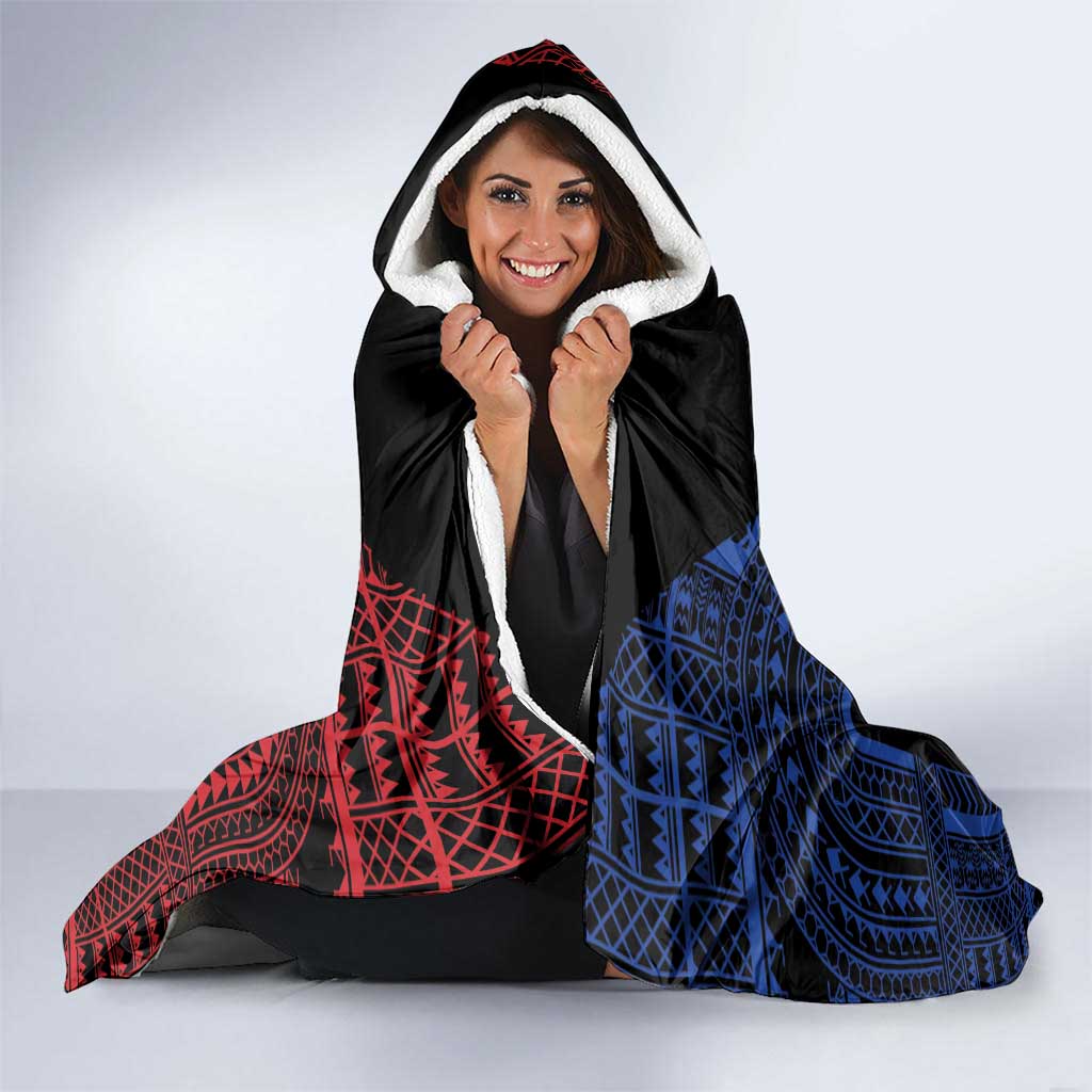 Philippines Sun Star Hooded Blanket Igorot Tribal Inspiration - Polynesian Pride