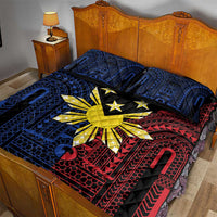 Philippines Sun Star Quilt Bed Set Igorot Tribal Inspiration - Polynesian Pride