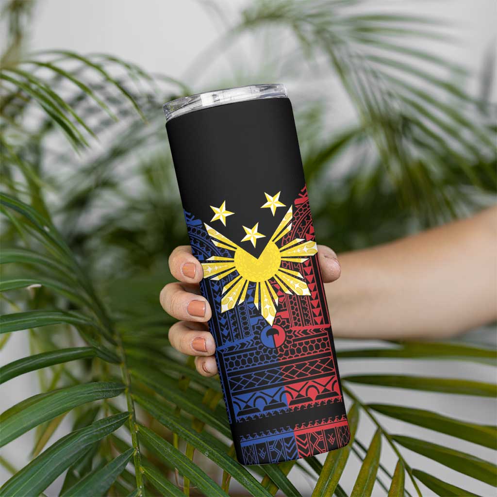 Philippines Sun Star Skinny Tumbler Igorot Tribal Inspiration - Polynesian Pride