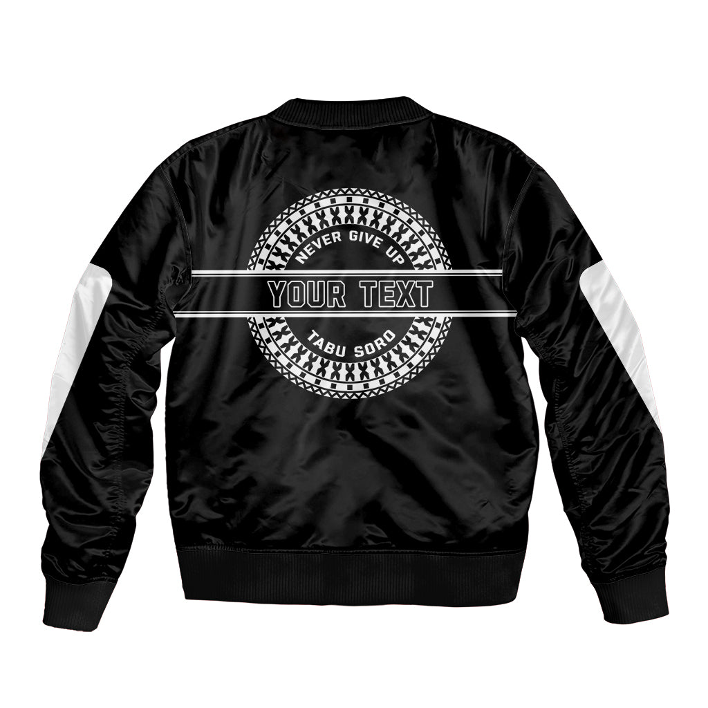 Personalized Fiji Obstacle Race 2023 Bomber Jacket Never Give Up LT05 - Polynesian Pride