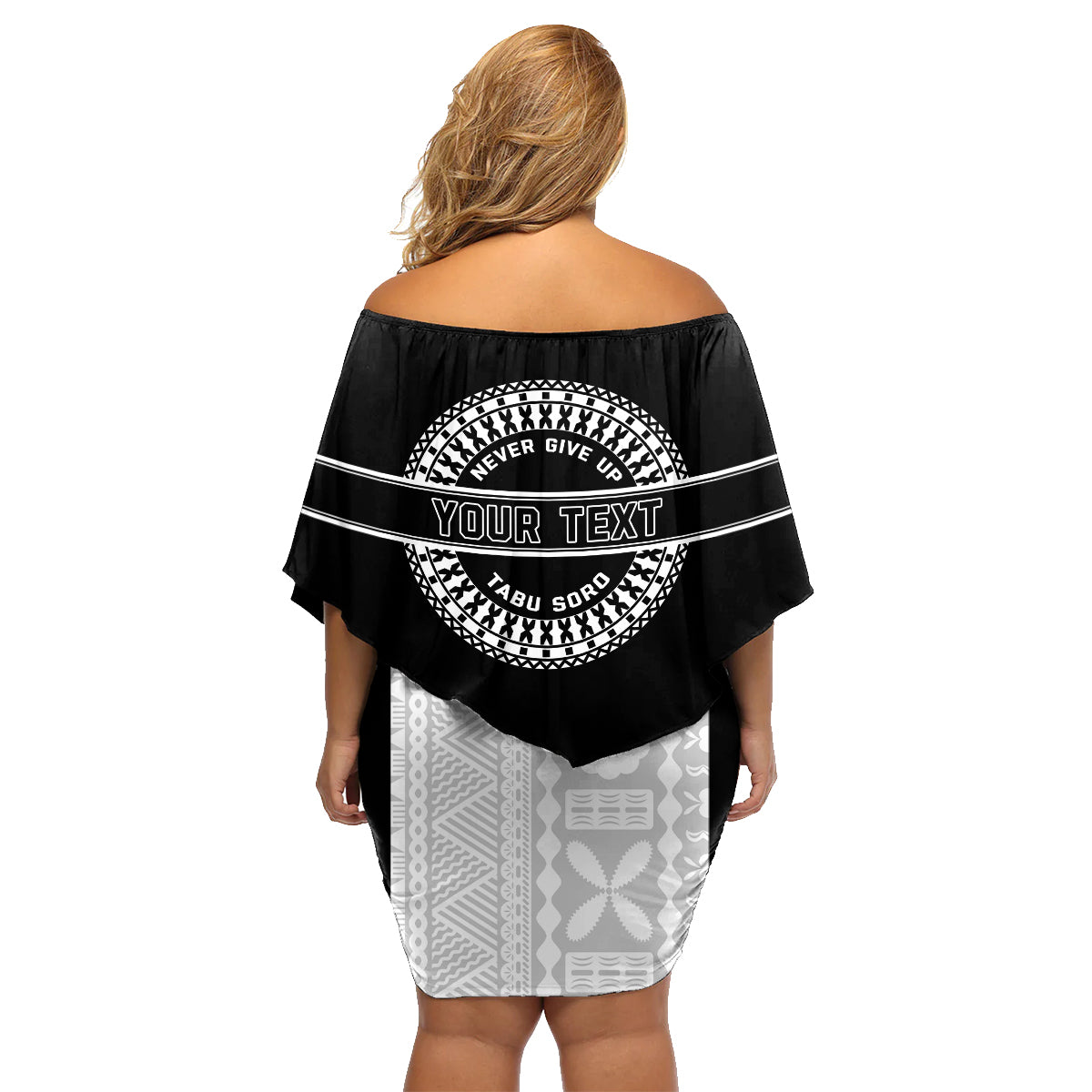 Personalized Fiji Obstacle Race 2023 Family Matching Off Shoulder Short Dress and Hawaiian Shirt Never Give Up LT05 - Polynesian Pride