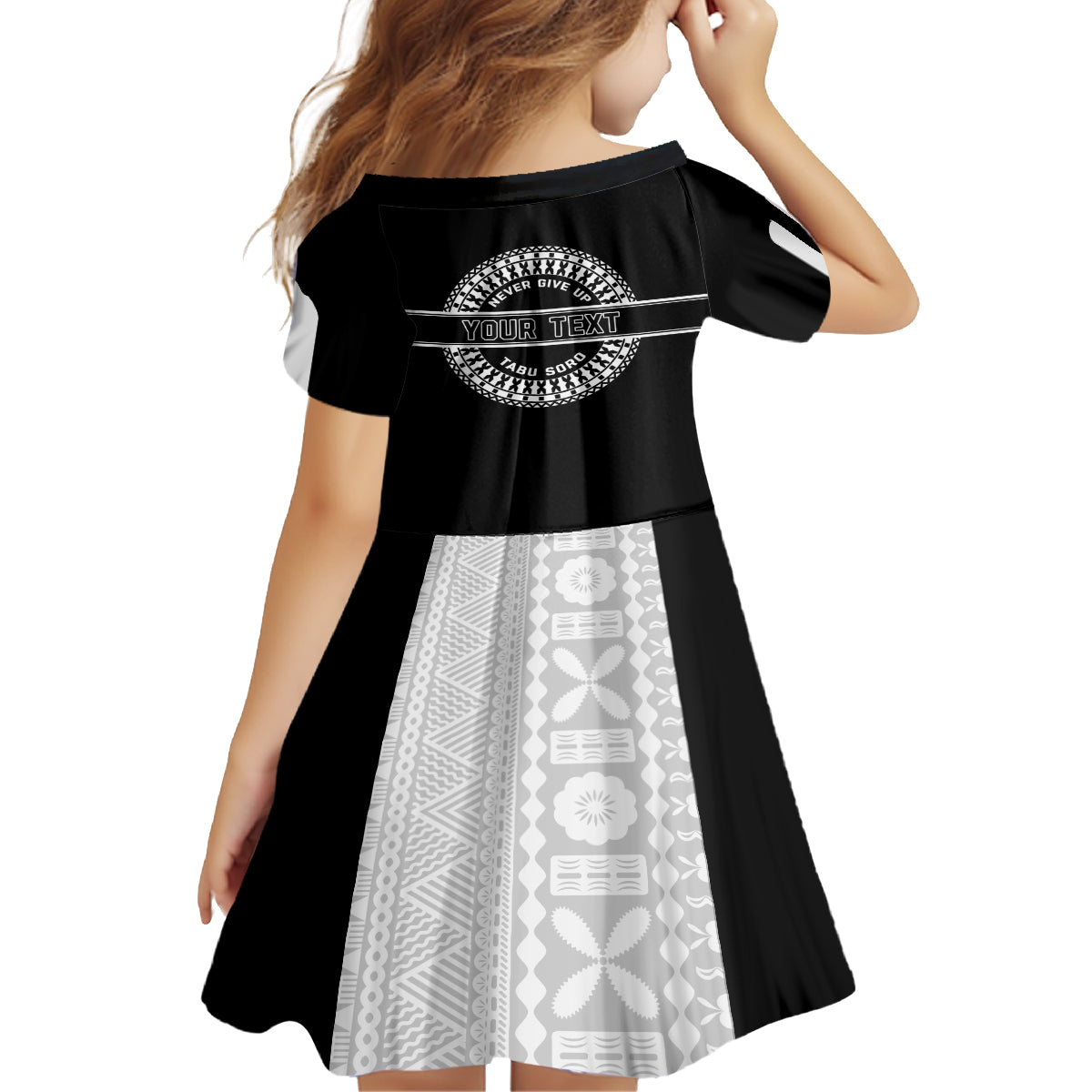 Personalized Fiji Obstacle Race 2023 Family Matching Puletasi Dress and Hawaiian Shirt Never Give Up LT05 - Polynesian Pride