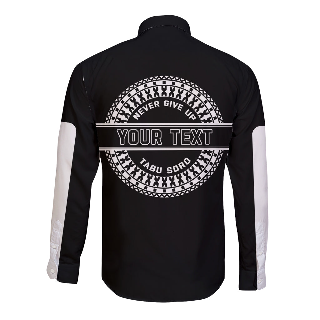 Personalized Fiji Obstacle Race 2023 Long Sleeve Button Shirt Never Give Up LT05 - Polynesian Pride