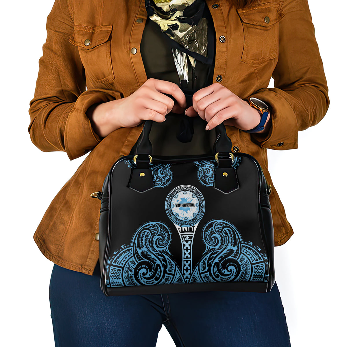 Fiji Obstacle Race 2023 Shoulder Handbag Go Champion LT05 - Polynesian Pride