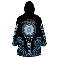 Personalized Fiji Obstacle Race 2023 Wearable Blanket Hoodie Go Champion LT05 - Polynesian Pride