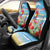 Hawaii Christmas Car Seat Cover Funny Macaw Parrot Tropical Vibe