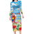 Hawaii Christmas Family Matching Long Sleeve Bodycon Dress and Hawaiian Shirt Funny Macaw Parrot Tropical Vibe