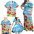 Hawaii Christmas Family Matching Off Shoulder Maxi Dress and Hawaiian Shirt Funny Macaw Parrot Tropical Vibe