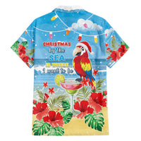 Hawaii Christmas Family Matching Summer Maxi Dress and Hawaiian Shirt Funny Macaw Parrot Tropical Vibe