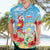 Hawaii Christmas Hawaiian Shirt Funny Macaw Parrot Tropical Vibe