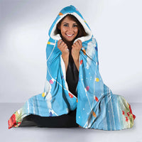 Hawaii Christmas Hooded Blanket Funny Macaw Parrot Tropical Vibe LT05 - Polynesian Pride