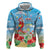 Hawaii Christmas Hoodie Funny Macaw Parrot Tropical Vibe