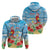 Hawaii Christmas Hoodie Funny Macaw Parrot Tropical Vibe