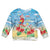 Hawaii Christmas Kid Ugly Christmas Sweater Funny Macaw Parrot Tropical Vibe