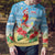 Hawaii Christmas Ugly Christmas Sweater Funny Macaw Parrot Tropical Vibe