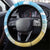 Hawaii Christmas Steering Wheel Cover Funny Macaw Parrot Tropical Vibe