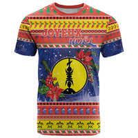 New Caledonia Christmas T Shirt Kanaky Poinsettia Joyeux Noel