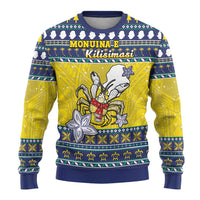 Niue The Rock Christmas Ugly Christmas Sweater Niuean Crab Monuina E Kilisimasi