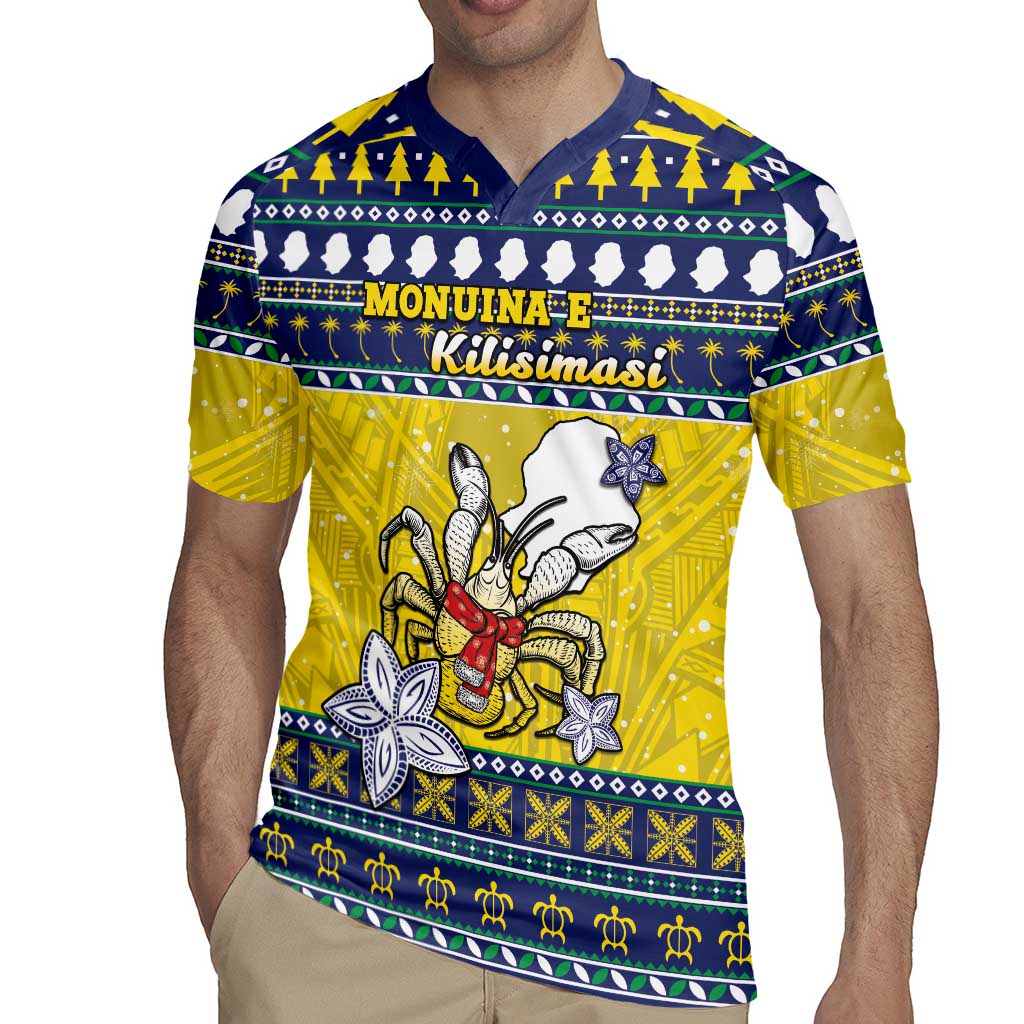 Niue The Rock Christmas Rugby Jersey Niuean Crab Monuina E Kilisimasi LT05 - Polynesian Pride