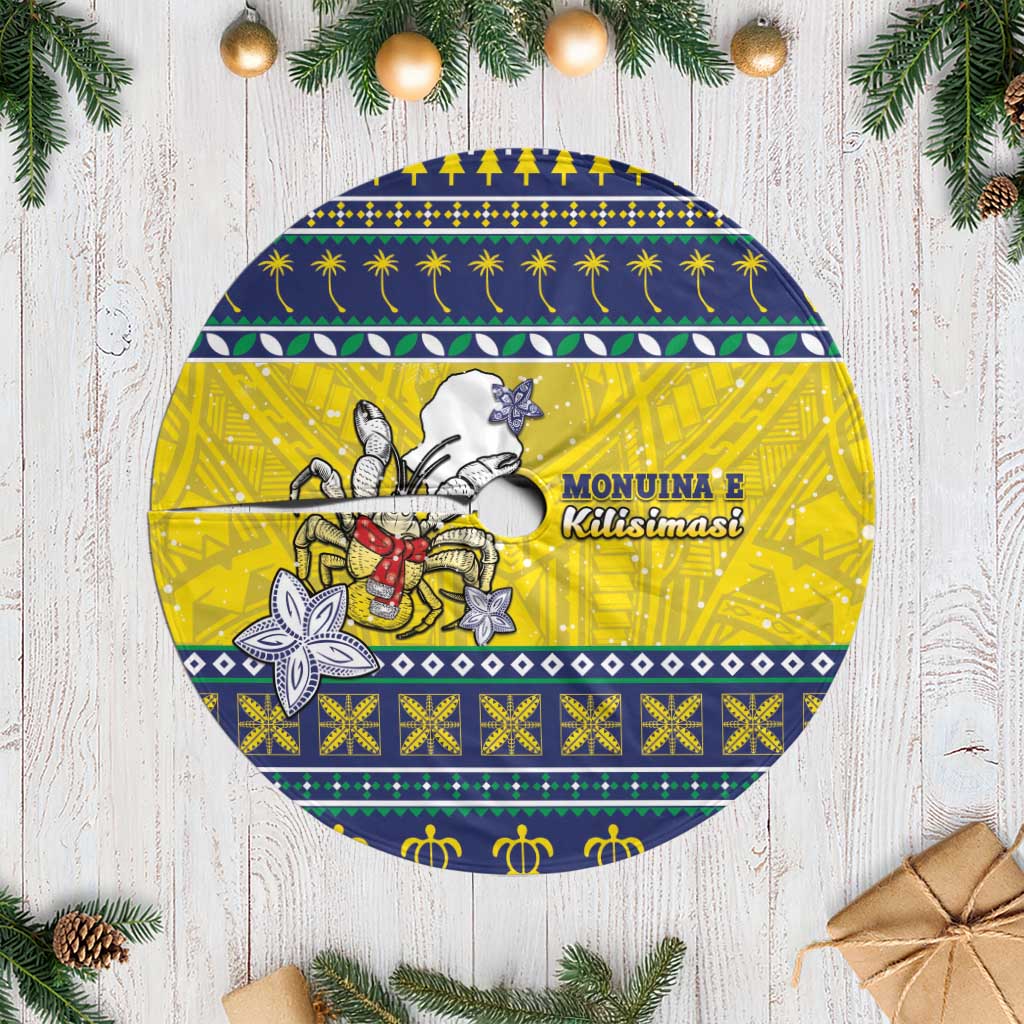 Niue The Rock Christmas Tree Skirt Niuean Crab Monuina E Kilisimasi