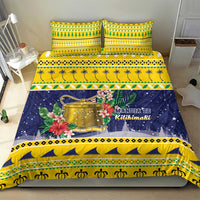 Tokelau Christmas Bedding Set Tokelauan Badge Manuia Te Kilihimahi