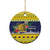 Tokelau Christmas Ceramic Ornament Tokelauan Badge Manuia Te Kilihimahi