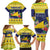 Tokelau Christmas Family Matching Long Sleeve Bodycon Dress and Hawaiian Shirt Tokelauan Badge Manuia Te Kilihimahi