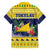 Tokelau Christmas Family Matching Long Sleeve Bodycon Dress and Hawaiian Shirt Tokelauan Badge Manuia Te Kilihimahi